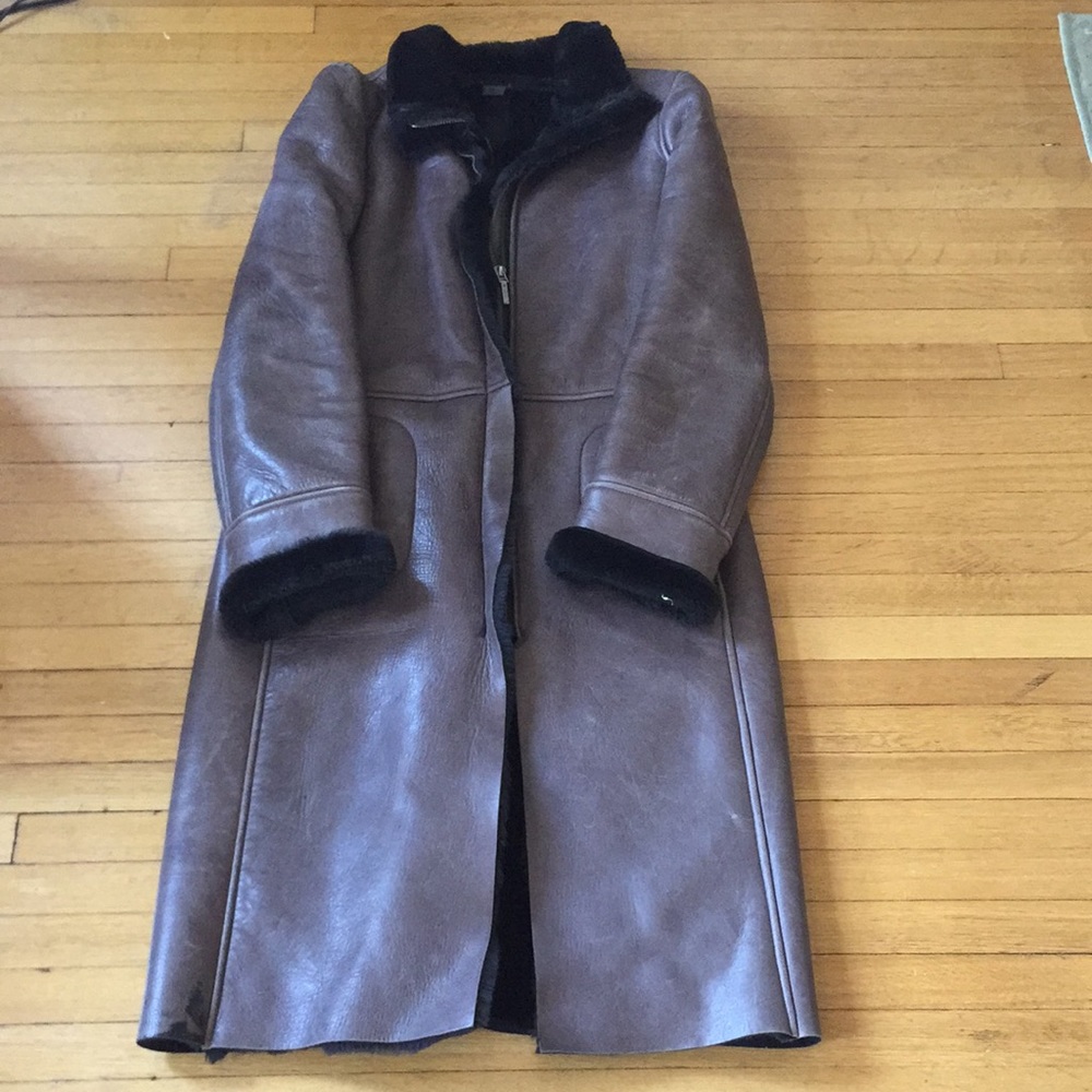 Women’s Fur Lined Leather Coat